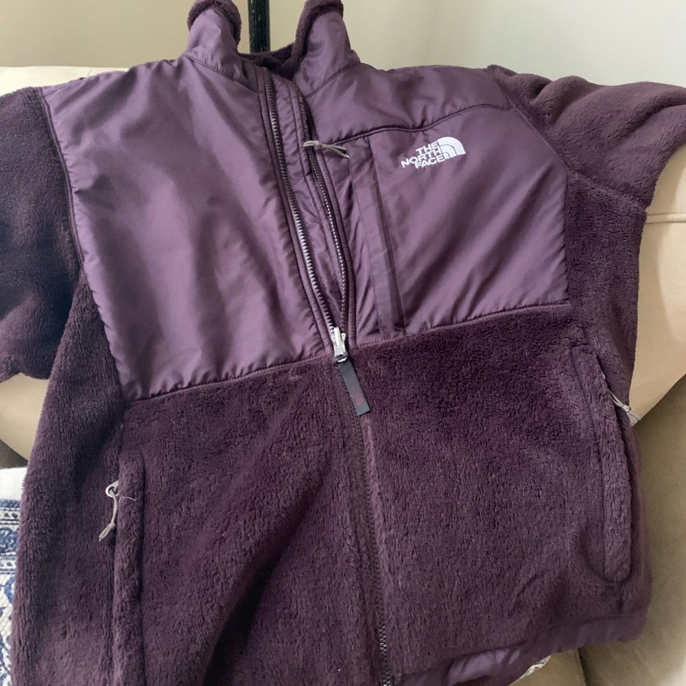Northface fleece jacket- deep purple